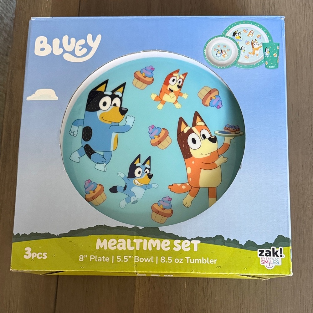 Bluey Mealtime Set for Kids - Multicolor